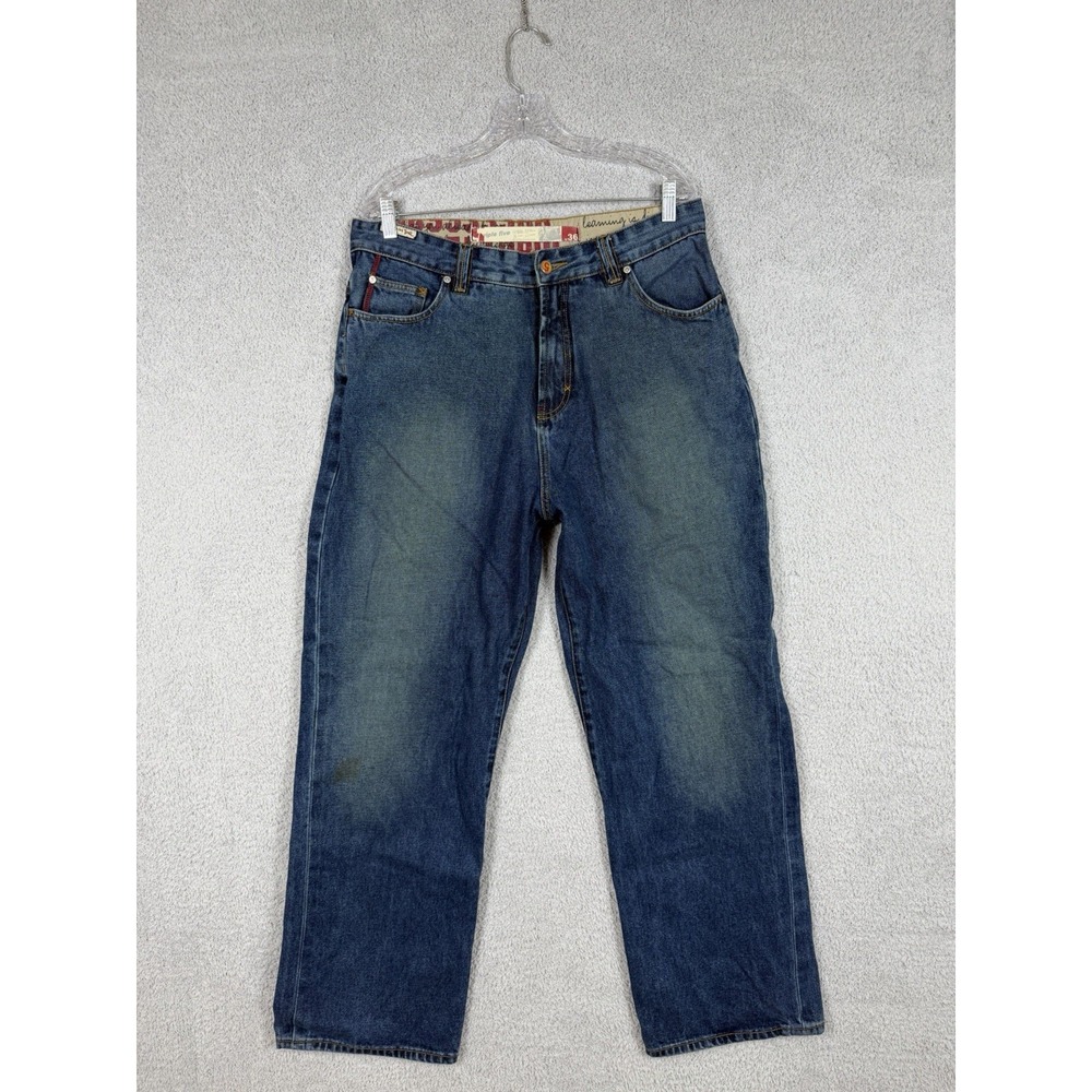 Triple Five‎ Soul Jeans Men 36 X 32 Blue Loose Baggy 90s Y2K